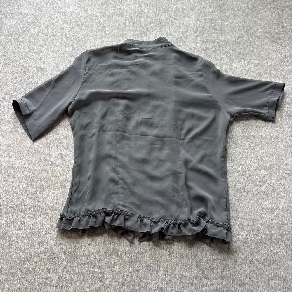 Norma Kamali Grey Blouse - Picture 5 of 5